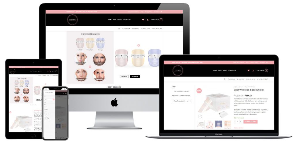 E-Commerce Web Development For Annie Apple — website designed and developed by Online By Digital