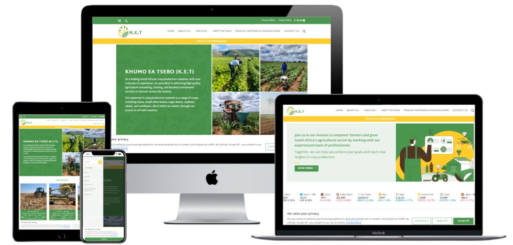 Ket Website Design And Development — website designed and developed by Online By Digital