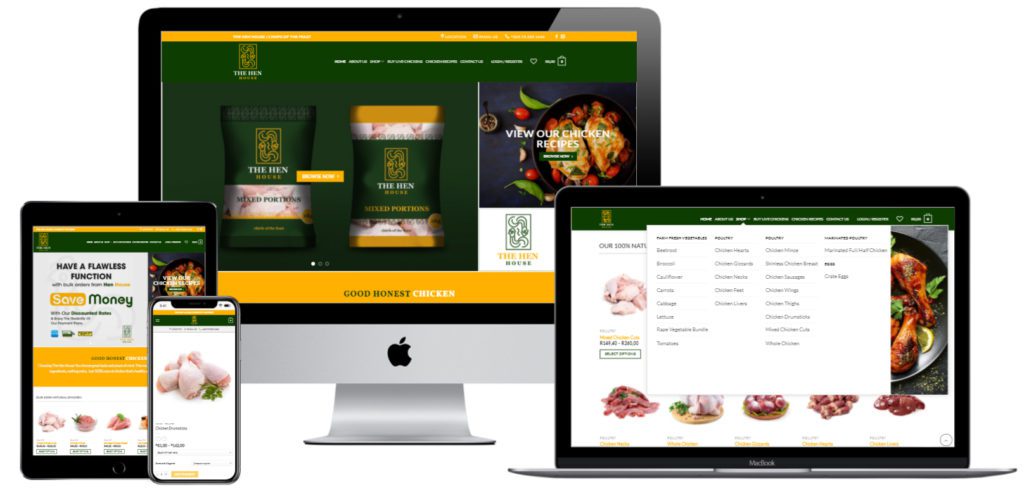 The Hen House E-Commerce Website Development — website designed and developed by Online By Digital