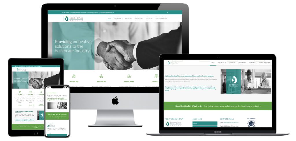 Bernika Health Website Design — website designed and developed by Online By Digital