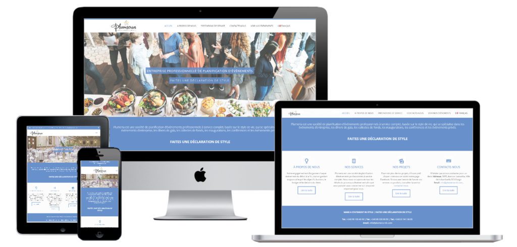 Plumeria — website designed and developed by Online By Digital
